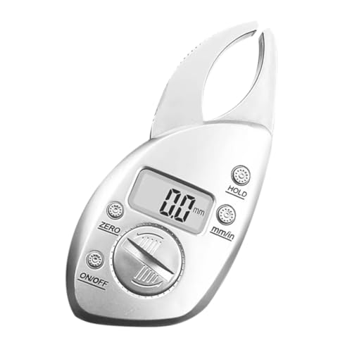 WEKAMOS Digitaler Körperfett messschieber mit LCD Anzeige Präzises Hautfaltenmessgerät für Sport und Zuhause Leichtes Langlebiges Körperfett kalipertool zur Genauen Körperfettanalyse und von WEKAMOS