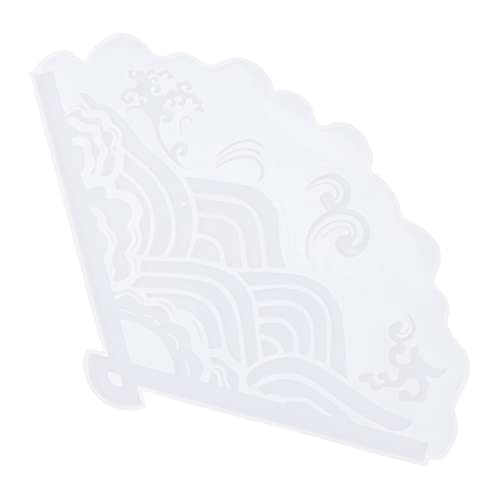 WEKAMOS Diy Silikonform für Fächer Handgefertigte Fächer Gießform Transparentes Silikon Material für Kreative Bastelprojekte und Dekoration für Resin und Kunsthandwerk WEKAMOS Diy Silikonform für Fächer Handgefertigte Fächer Gießform Transparentes Silikon Material für Kreative Bastelprojekte und Dekoration für Resin und Kunsthandwerk von WEKAMOS