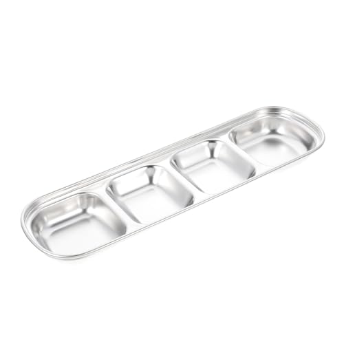 WEKAMOS Edelstahl Futternapf für Hamster und Kleine Haustiere Futterstation Rostfrei Langlebig Leicht zu Reinigen Praktisch für Meerschweinchen Igel und Kleintiere von WEKAMOS