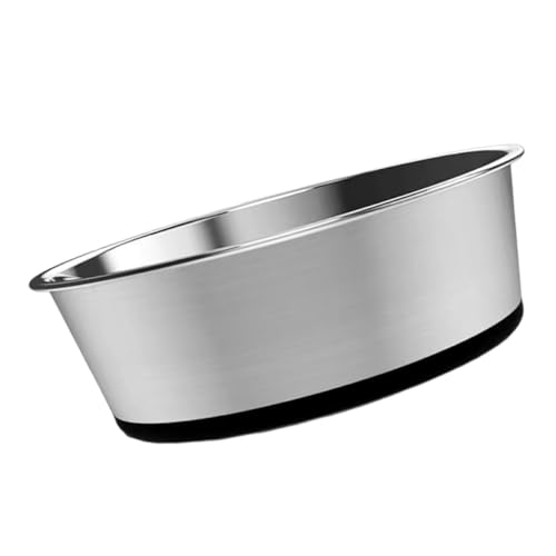 WEKAMOS Edelstahl Hundenapf mit Rutschfester TPR Basis Auslaufsicherer Futternapf für Welpen und Katzen Robust und Langlebig Stabiler Napf mit Breitem Standfuß für Haustiere WEKAMOS Edelstahl Hundenapf mit Rutschfester TPR Basis Auslaufsicherer Futternapf für Welpen und Katzen Robust und Langlebig Stabiler Napf mit Breitem Standfuß für Haustiere von WEKAMOS