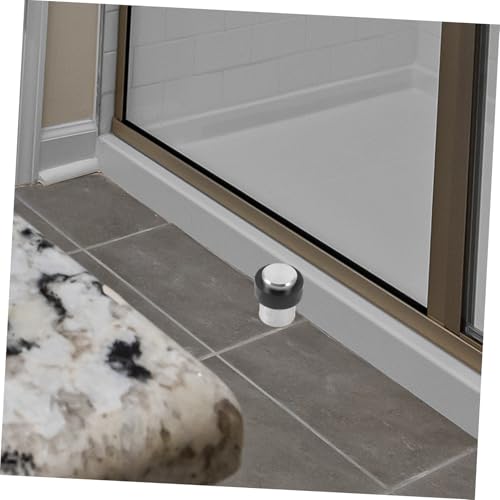 WEKAMOS Edelstahl Türstopper Wandmontage Robust Langlebig Rutschfest Sicherheits Türhalter Geeignet für Innen und Außenbereich Verschiedene Designs Zufällig Einfache Installation ohne von WEKAMOS