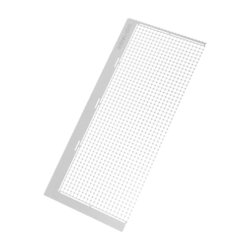 WEKAMOS Edelstahl-mesh-lineal Präzisionszeichenwerkzeug für DIY Bastelarbeiten Kompatibel mit Verschiedenen Strassarten Leicht Robust und Klebefest für Kunst Stickprojekte von WEKAMOS