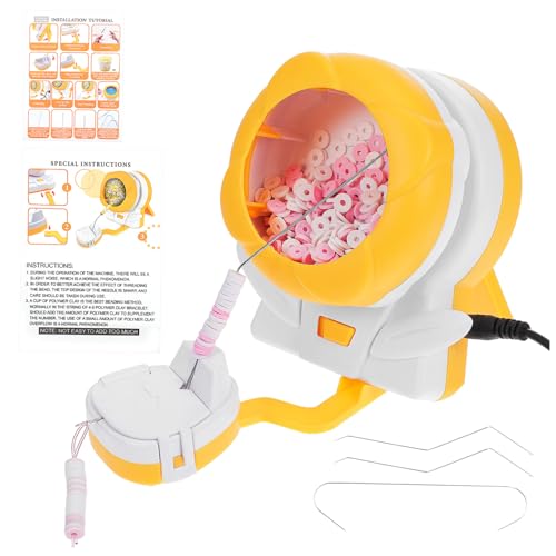 WEKAMOS Elektrischer Perlen Spinner Abs Bead Tool für Schmuckherstellung Armbänder Schnelle Tonperlen Maschine Kompaktes DIY Kit für Präzises Perlenweben und Einfache Bedienung WEKAMOS Elektrischer Perlen Spinner Abs Bead Tool für Schmuckherstellung Armbänder Schnelle Tonperlen Maschine Kompaktes DIY Kit für Präzises Perlenweben und Einfache Bedienung von WEKAMOS