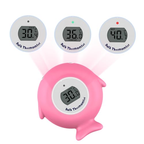 WEKAMOS Elektronisches Badewasser Thermometer Fischform mit LED Warnleuchte für Kleinkinder und Schwimmbäder WEKAMOS Elektronisches Badewasser Thermometer Fischform mit LED Warnleuchte für Kleinkinder und Schwimmbäder von WEKAMOS