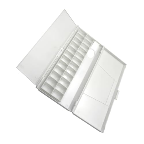 WEKAMOS Fächer Faltbare Aquarell pigmentbox aus Leichtes Mischtablett für Wasserfarben Robust Auslaufsicher mit Klappdeckel für Künstler Anfänger WEKAMOS Fächer Faltbare Aquarell pigmentbox aus Leichtes Mischtablett für Wasserfarben Robust Auslaufsicher mit Klappdeckel für Künstler Anfänger von WEKAMOS