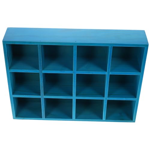 WEKAMOS Fächer Wandregal Holz Mediterraner Vintage Stil Schwebendes Aufbewahrungsregal für Wohnzimmer und Schlafzimmer Multifunktionales Display Ordnungsregal für Kleine Dekorationen und WEKAMOS Fächer Wandregal Holz Mediterraner Vintage Stil Schwebendes Aufbewahrungsregal für Wohnzimmer und Schlafzimmer Multifunktionales Display Ordnungsregal für Kleine Dekorationen und von WEKAMOS