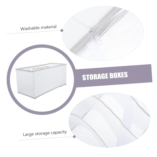 WEKAMOS Faltbare Aufbewahrungsbox für Kleidung mit Trenneinsatz Strapazierfähiger Stoff organizer für Schrank und Platzsparend und Transparent für Schlafzimmer und Kleiderschrank WEKAMOS Faltbare Aufbewahrungsbox für Kleidung mit Trenneinsatz Strapazierfähiger Stoff organizer für Schrank und Platzsparend und Transparent für Schlafzimmer und Kleiderschrank von WEKAMOS