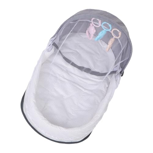 WEKAMOS Faltbarer Babystuhlwagen Mit Atmungsaktivem Netz Und Sonnenschutz Waschbare Reisewiege Für Neugeborene Und Kleinkinder von WEKAMOS