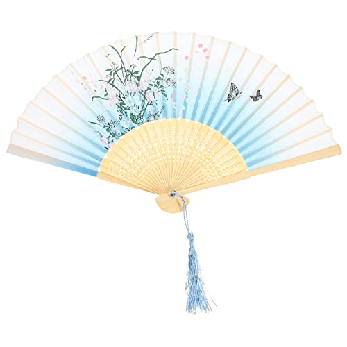 WEKAMOS Faltbarer Handfächer für Festivals Eleganter Tanzfächer mit Schönem Design Tragbar für Auftritte Partys und Fotoshootings für Besondere Anlässe WEKAMOS Faltbarer Handfächer für Festivals Eleganter Tanzfächer mit Schönem Design Tragbar für Auftritte Partys und Fotoshootings für Besondere Anlässe von WEKAMOS
