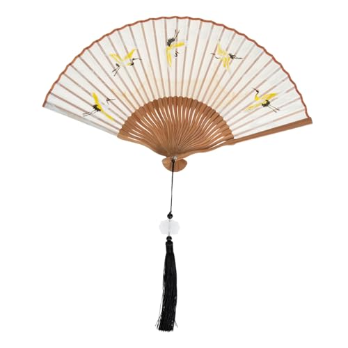 WEKAMOS Faltbarer Seidenfächer im Chinesischen Stil Antikdesign für Heimdekoration und Kostümaccessoires Tragbar und Handgefertigt für Hochzeiten und Partys WEKAMOS Faltbarer Seidenfächer im Chinesischen Stil Antikdesign für Heimdekoration und Kostümaccessoires Tragbar und Handgefertigt für Hochzeiten und Partys von WEKAMOS
