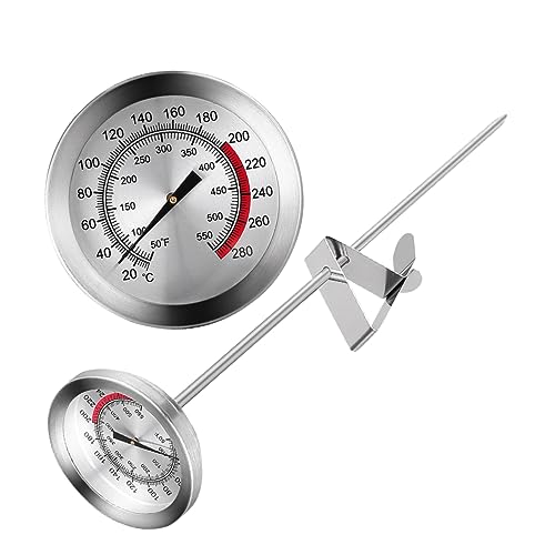 WEKAMOS Frittier Thermometer aus Clip Kochthermometer für Bbq Grill Temperaturmessung für Kaffee Milch Frittiergerichte Tragbares Küchentool für Leckeres Kochen WEKAMOS Frittier Thermometer aus Clip Kochthermometer für Bbq Grill Temperaturmessung für Kaffee Milch Frittiergerichte Tragbares Küchentool für Leckeres Kochen von WEKAMOS