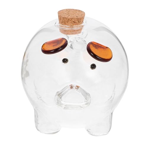 WEKAMOS Glas Spardose Piggy Bank aus Klarem Glas Große Kapazität Geburtstagsgeschenk Tischdekoration Wohnzimmer Schlafzimmer Geeignet WEKAMOS Glas Spardose Piggy Bank aus Klarem Glas Große Kapazität Geburtstagsgeschenk Tischdekoration Wohnzimmer Schlafzimmer Geeignet von WEKAMOS