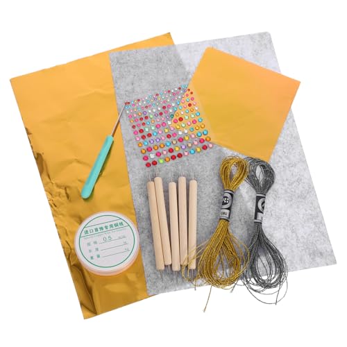 WEKAMOS Goldfolie Mikrometer Dicke Metallic Folie für Kunst und Handwerk Glänzendes Goldpapier für Grußkarten Resin Scrapbooking und Weihnachtsdekorationen Vielseitiges Bastelzubehör WEKAMOS Goldfolie Mikrometer Dicke Metallic Folie für Kunst und Handwerk Glänzendes Goldpapier für Grußkarten Resin Scrapbooking und Weihnachtsdekorationen Vielseitiges Bastelzubehör von WEKAMOS