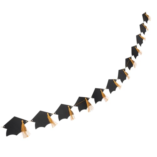 WEKAMOS Graduation Party Banner mit Schwarzen Doktorhut Quasten Stabile Papiergirlande für Abitur und Abschlussfeier Deko Wetterfeste Klare Farbdrucke Einfache Befestigung Geeignet für WEKAMOS Graduation Party Banner mit Schwarzen Doktorhut Quasten Stabile Papiergirlande für Abitur und Abschlussfeier Deko Wetterfeste Klare Farbdrucke Einfache Befestigung Geeignet für von WEKAMOS