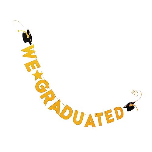 WEKAMOS Graduationspapierbanner mit Goldenem We Graduated Fotohintergrund für Abschlussfeier Farbenfrohes Party Dekobanner Stilvolle und Kreative Foto Requisite für Schulabschluss WEKAMOS Graduationspapierbanner mit Goldenem We Graduated Fotohintergrund für Abschlussfeier Farbenfrohes Party Dekobanner Stilvolle und Kreative Foto Requisite für Schulabschluss von WEKAMOS