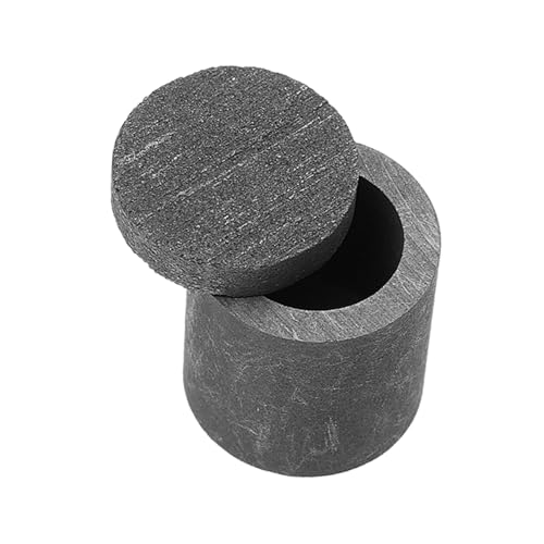 WEKAMOS Graphit Schmelztiegel mit Deckel Hochreiner Hitzebeständiger Schmelzofen für Haushalt Metalllegierungen Schmelzen Gießen Raffinieren von Gold Vielseitiges Schmelzgerät WEKAMOS Graphit Schmelztiegel mit Deckel Hochreiner Hitzebeständiger Schmelzofen für Haushalt Metalllegierungen Schmelzen Gießen Raffinieren von Gold Vielseitiges Schmelzgerät von WEKAMOS