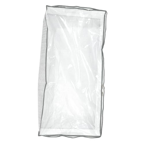 WEKAMOS Große Aufbewahrungstasche mit Transparentem Deckel Faltbarer Kleider und Bettwäsche Organizer aus Robustem Material mit Praktischem Reißverschluss für Schrank Wohnzimmer WEKAMOS Große Aufbewahrungstasche mit Transparentem Deckel Faltbarer Kleider und Bettwäsche Organizer aus Robustem Material mit Praktischem Reißverschluss für Schrank Wohnzimmer von WEKAMOS