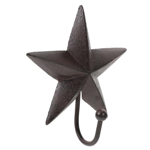 WEKAMOS Gusseiserner Fünfeckiger Wandhaken Dekorativer Vintage Garderobenhaken Robust für Mäntel Hüte Taschen Flur Bad Einfache Montage Langlebig Stilvolle Wanddekoration WEKAMOS Gusseiserner Fünfeckiger Wandhaken Dekorativer Vintage Garderobenhaken Robust für Mäntel Hüte Taschen Flur Bad Einfache Montage Langlebig Stilvolle Wanddekoration von WEKAMOS