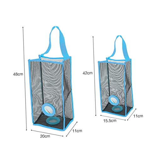 WEKAMOS Hängende Faltbare Netz Müllbeutel Organizer für Küche S Blau Aufbewahrungstasche für Müllsäcke Praktisch und Belüftet für Recycling und WEKAMOS Hängende Faltbare Netz Müllbeutel Organizer für Küche S Blau Aufbewahrungstasche für Müllsäcke Praktisch und Belüftet für Recycling und von WEKAMOS