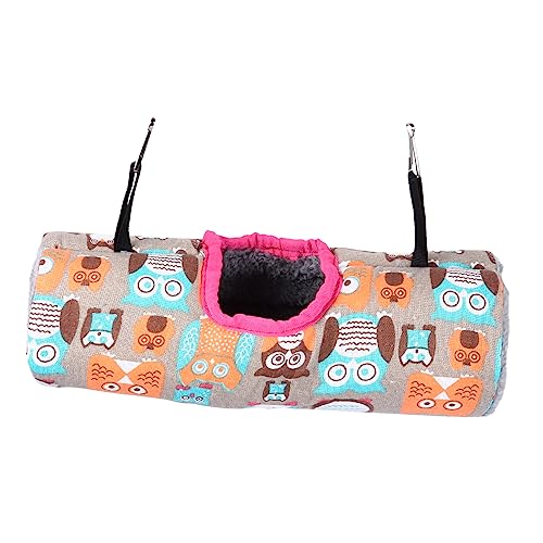 WEKAMOS Hängender Schlafsack Tunnel für Kleintiere Warmes Bett für Hamster und Meerschweinchen mit Metallhaken für Entspannen im Käfig WEKAMOS Hängender Schlafsack Tunnel für Kleintiere Warmes Bett für Hamster und Meerschweinchen mit Metallhaken für Entspannen im Käfig von WEKAMOS