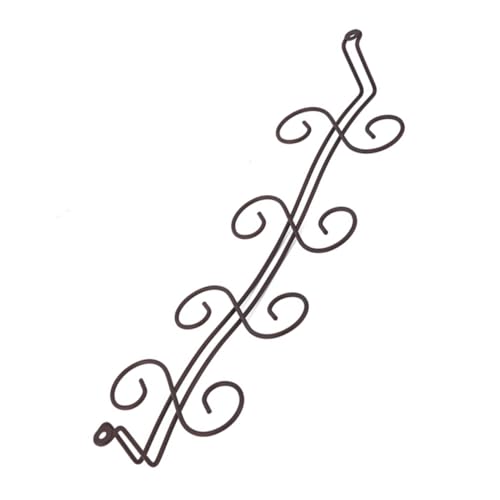 WEKAMOS Hängendes Weinglasregal aus Kreativer Weinglashalter für Zuhause Bar und Restaurant Bronze Stilvolles Design zur Sicheren Aufbewahrung von Weingläsern von WEKAMOS
