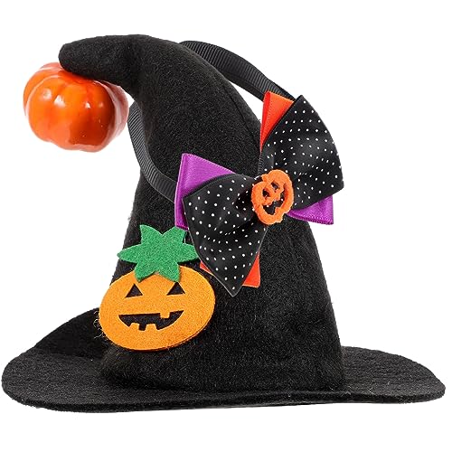 WEKAMOS Halloween Haustierkostüm Set Verstellbares Hundekostüm mit Kürbishut und Niedlichem Katzen Party Accessoire Langlebiges Cosplay für Hunde und Katzen für Halloween und von WEKAMOS