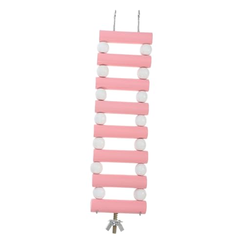 WEKAMOS Hamster Kletterleiter Holzspielzeug mit Plattform Robustes Nagetier Klettergerüst Vielseitige Hängematte und Brücke für Kleine Haustiere Wie Zwerghamster Chinchilla und Ratten WEKAMOS Hamster Kletterleiter Holzspielzeug mit Plattform Robustes Nagetier Klettergerüst Vielseitige Hängematte und Brücke für Kleine Haustiere Wie Zwerghamster Chinchilla und Ratten von WEKAMOS