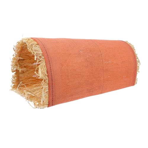 WEKAMOS Hamster Tunnel Kleintier Versteckspielzeug Kuscheltunnel für Kaninchen Meerschweinchen Schlafhöhle Kleines Haustiernest Orange WEKAMOS Hamster Tunnel Kleintier Versteckspielzeug Kuscheltunnel für Kaninchen Meerschweinchen Schlafhöhle Kleines Haustiernest Orange von WEKAMOS