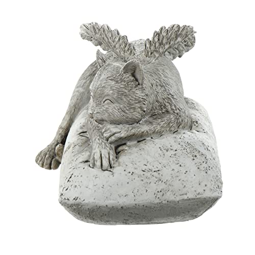 WEKAMOS Haustier Gedenkstein aus Hochwertigem Resin Statue Gartendekoration für Verstorbene Katzen Trauergeschenk Tiergrabstein Liebevolles WEKAMOS Haustier Gedenkstein aus Hochwertigem Resin Statue Gartendekoration für Verstorbene Katzen Trauergeschenk Tiergrabstein Liebevolles von WEKAMOS