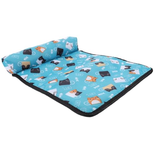 WEKAMOS Haustier Kühlmatte Selbstkühlend Leicht Strapazierfähiges Material Für Katzen Und Hunde Sommer Hitzeschutz Komfortabler Liegeplatz Reise von WEKAMOS