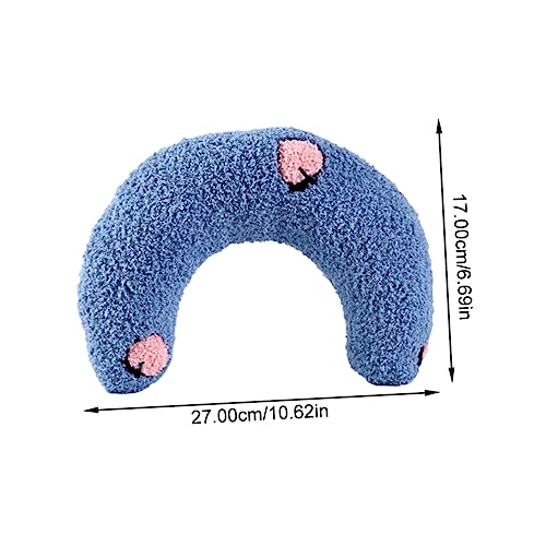 WEKAMOS Haustier U Förmiges Nackenkissen für Kleine Hunde und Katzen Stützendes Nackenschutzkissen Bequemes Schlafkissen Leicht zu Reinigen Blau Fördert Erholsamen Tiefschlaf WEKAMOS Haustier U Förmiges Nackenkissen für Kleine Hunde und Katzen Stützendes Nackenschutzkissen Bequemes Schlafkissen Leicht zu Reinigen Blau Fördert Erholsamen Tiefschlaf von WEKAMOS