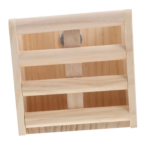 WEKAMOS Holz Heuraufe für Kleintiere mit Festem Käfighalter Stallbarer Nager Futterspender Praktische Futterraufe für Meerschweinchen und Kaninchen Langlebiges Montagerack im Zaun Design WEKAMOS Holz Heuraufe für Kleintiere mit Festem Käfighalter Stallbarer Nager Futterspender Praktische Futterraufe für Meerschweinchen und Kaninchen Langlebiges Montagerack im Zaun Design von WEKAMOS