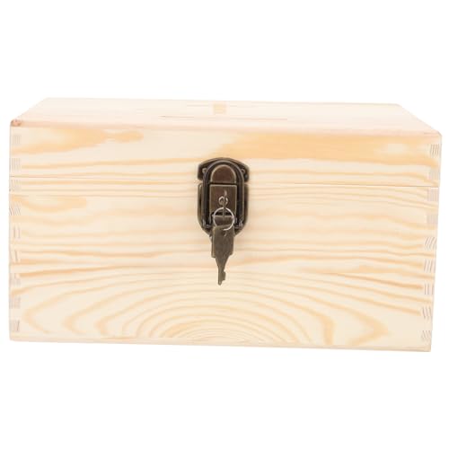 WEKAMOS Holz Spendenbox mit Schloss Tragbare Vorschlags und Umfragebox Stabile Holzurne für Wohltätigkeit Vereine Sammelaktionen und Briefaufbewahrung WEKAMOS Holz Spendenbox mit Schloss Tragbare Vorschlags und Umfragebox Stabile Holzurne für Wohltätigkeit Vereine Sammelaktionen und Briefaufbewahrung von WEKAMOS
