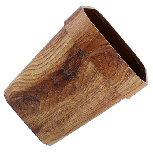 WEKAMOS Holzoptik Müllbehälter ohne Deckel Quadratischer Abfalleimer mit Kunststoff Langlebig und Stilvoll für Bad Büro Küche und Wohnzimmer Geeignet WEKAMOS Holzoptik Müllbehälter ohne Deckel Quadratischer Abfalleimer mit Kunststoff Langlebig und Stilvoll für Bad Büro Küche und Wohnzimmer Geeignet von WEKAMOS