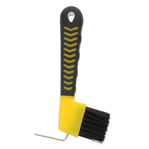 WEKAMOS Hufkratzer mit Bürste Pferdepflege Werkzeug Langlebig Rostfrei Ergonomisch Griff für Effektive Hufreinigung Tägliche Nutzung Pferdezubehör Zufällige Farbe Zufällige Farbe von WEKAMOS