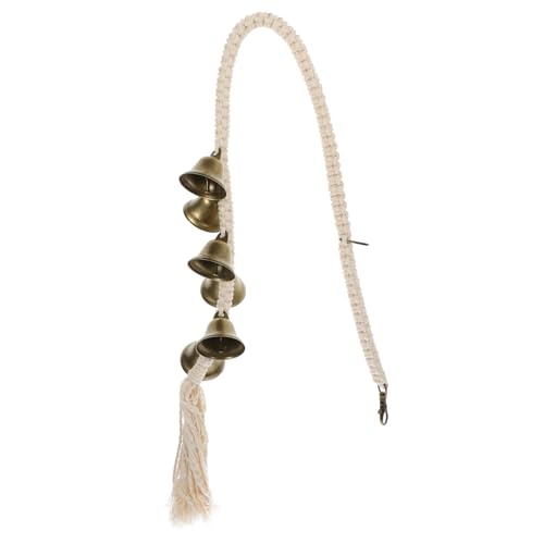 WEKAMOS Hundeglocke für Training mit Holzperlenkette Robustes Türglocken zur Töpfchenerziehung Einfach Aufzuhängen Geeignet für Kleine Haustiere Praktische Erziehungshilfe für Hunde WEKAMOS Hundeglocke für Training mit Holzperlenkette Robustes Türglocken zur Töpfchenerziehung Einfach Aufzuhängen Geeignet für Kleine Haustiere Praktische Erziehungshilfe für Hunde von WEKAMOS