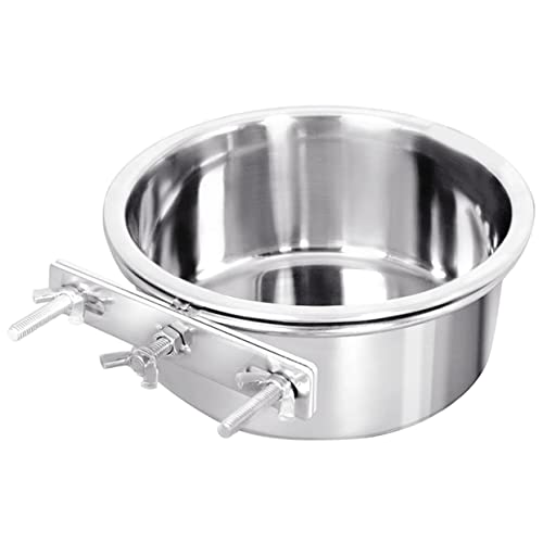 WEKAMOS Hundenapf und Katzennapf zum Aufhängen Abnehmbar mit Befestigungsschrauben Multifunktional für Welpen und Kleine Haustiere Leicht zu Reinigen Langlebig und Hygienisch von WEKAMOS