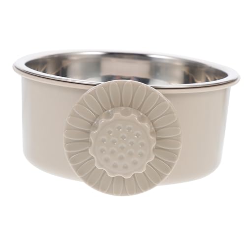 WEKAMOS Hundenapf zum Aufhängen Mittelgroß Hitzebeständig Herausnehmbar und Leicht zu Reinigen Robuster Napfhalter für Haustierfutter und Wassernapf für Käfigbefestigung Graue Farbe WEKAMOS Hundenapf zum Aufhängen Mittelgroß Hitzebeständig Herausnehmbar und Leicht zu Reinigen Robuster Napfhalter für Haustierfutter und Wassernapf für Käfigbefestigung Graue Farbe von WEKAMOS