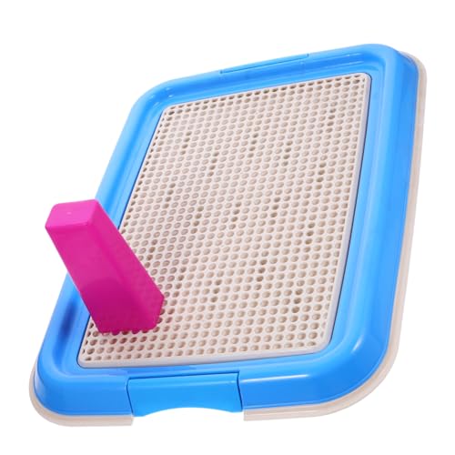 WEKAMOS Hundetoilette mit Gitternetz Rutschfestes Welpen Trainingspad Langlebiges Indoor Pet Potty Tablett mit Standpfosten Hygienisch Leicht zu Reinigen für Kleine und Zufällige Farbe WEKAMOS Hundetoilette mit Gitternetz Rutschfestes Welpen Trainingspad Langlebiges Indoor Pet Potty Tablett mit Standpfosten Hygienisch Leicht zu Reinigen für Kleine und Zufällige Farbe von WEKAMOS