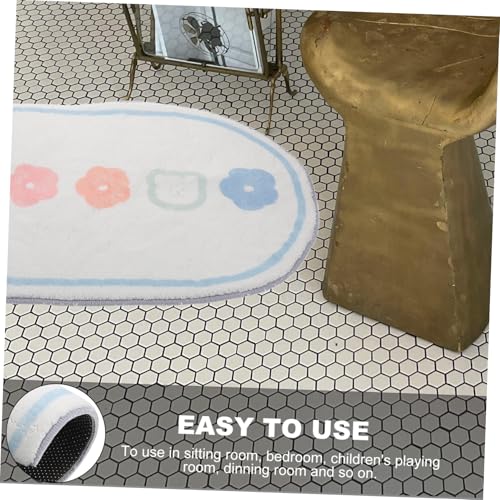 WEKAMOS Kinderzimmer Spielteppich Cartoon Design rutschfest Weicher Teppich Kuschelmatte für Mädchen Schlafzimmer Fußmatte Dekoration von WEKAMOS