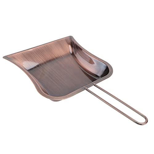 WEKAMOS Kleine Messing kehrschaufel Handgefertigt Rostfrei Kompakt für Desktop Autoinnenreinigung Stilvolles Reinigungswerkzeug für Haushalt Büro von WEKAMOS