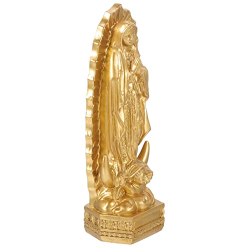 WEKAMOS Kleine Resin Statue Heiliges Jesuskind Dekofigur aus Harz für Wohnzimmer und Kirchenraum Kompakt Langlebig Detailreich Religiöses Ornament und von WEKAMOS
