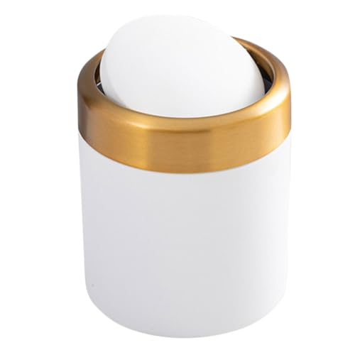 WEKAMOS Kleiner Edelstahl abfalleimer mit Deckel Runder Mini mülleimer für Schlafzimmer Badezimmer und Küche Kompakter Tisch abfallbehälter Rostfrei und Langlebig Stilvolles Design in WEKAMOS Kleiner Edelstahl abfalleimer mit Deckel Runder Mini mülleimer für Schlafzimmer Badezimmer und Küche Kompakter Tisch abfallbehälter Rostfrei und Langlebig Stilvolles Design in von WEKAMOS