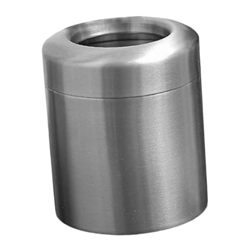 WEKAMOS Kleiner Mülleimer aus Edelstahl Kompakt und Langlebig Runder Tischabfalleimer für Büro Bad und Auto Einfach zu Bedienen für Kleine Abfälle Wie Papiertaschentücher und WEKAMOS Kleiner Mülleimer aus Edelstahl Kompakt und Langlebig Runder Tischabfalleimer für Büro Bad und Auto Einfach zu Bedienen für Kleine Abfälle Wie Papiertaschentücher und von WEKAMOS