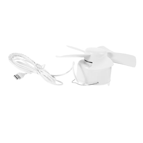 WEKAMOS Kompakter Deckenventilator mit Fernbedienung USB Betrieb Leiser Fan für Camping Wohnheim und Hängematten kein Bohren Erforderlich für Erholsamen Schlaf von WEKAMOS