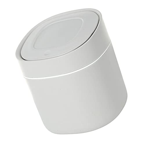 WEKAMOS Kompakter Desktop Mülleimer mit Deckel Leichter Stabiler Home Trash Can Abfalleimer Umweltfreundlich Stilvolles Design für Schreibtisch und Haushalt Praktische Rubbish Container von WEKAMOS