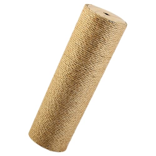 WEKAMOS Kratzpfosten aus Massivem Holz mit Juteseil Kratzfestes Katzenkletterspielzeug für Indoor Katzen als Katzenkratzbaum DIY zubehör von WEKAMOS