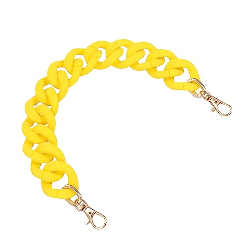 WEKAMOS Kreative Handtaschenkette Austauschbarer Strapazierfähiger Riemen für Taschen und Geldbörsen Gelb Leicht und Langlebig für DIY Umhängetaschen und Handtaschen WEKAMOS Kreative Handtaschenkette Austauschbarer Strapazierfähiger Riemen für Taschen und Geldbörsen Gelb Leicht und Langlebig für DIY Umhängetaschen und Handtaschen von WEKAMOS
