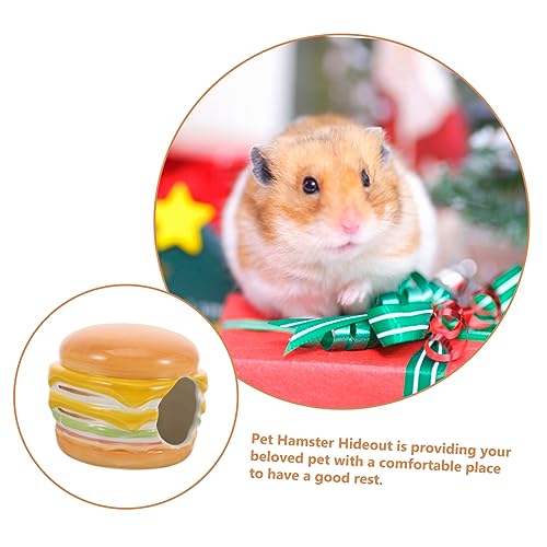 WEKAMOS Kühles Hamsterhaus aus Keramik für Gemütliches Schlafnest für Kleine Haustiere Bietet und Ausruhen von WEKAMOS
