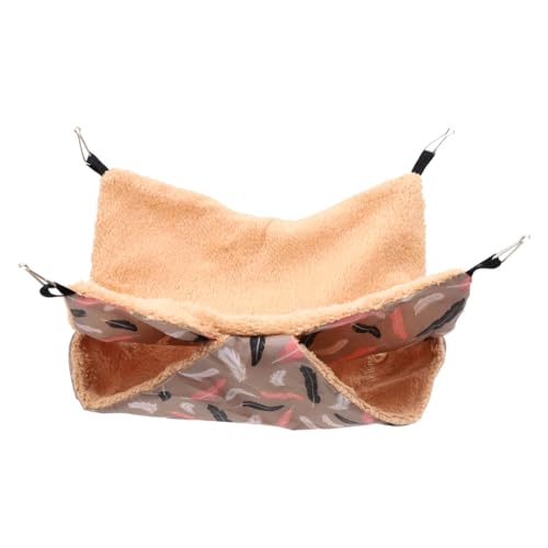 WEKAMOS Kuscheliger Hamster Hängematte Versteck aus Baumwolle Kleines Nagetier Versteck für Meerschweinchen und Hamster Warmes Einfach zu Reinigendes Hängematten Bett für Kleintierkäfige WEKAMOS Kuscheliger Hamster Hängematte Versteck aus Baumwolle Kleines Nagetier Versteck für Meerschweinchen und Hamster Warmes Einfach zu Reinigendes Hängematten Bett für Kleintierkäfige von WEKAMOS